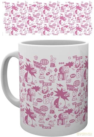 Bt21 Music Kubek 320ml 