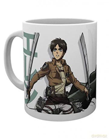ATTACK ON TITAN - Kubek - 320 ml - Eren Duo