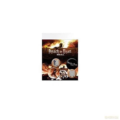ATTACK ON TITAN - Badge Pack - Characters X4