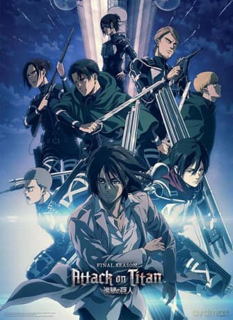 ATTACK ON TITAN - Plakat / Poster Season 4 Group Shot (52x38)