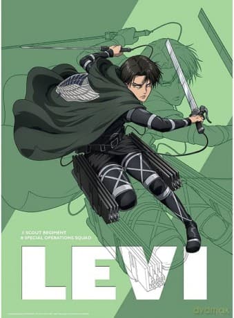 ATTACK ON TITAN - Poster Season 4 Levi (52x38)