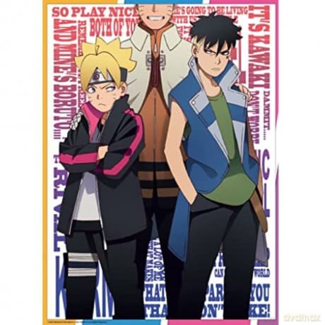 BORUTO - Poster Boruto & Kawaki (52x38)