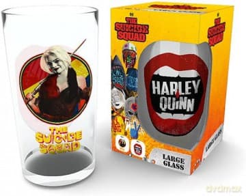 DC COMICS - Duża szklanka - 400 ml - Harley Quinn - box