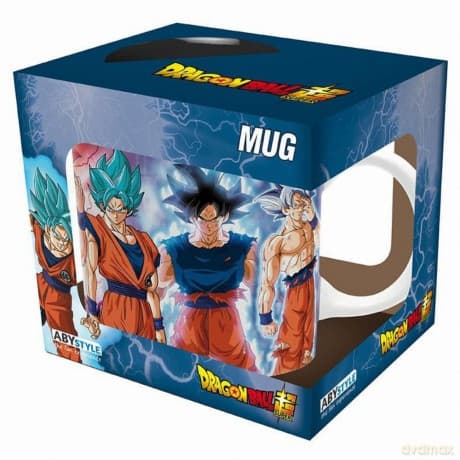 DRAGON BALL SUPER - Kubek - 320 ml - Goku transformations - subli -box
