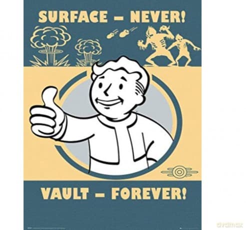 FALLOUT Vault Forever Plakat (91.5x61)