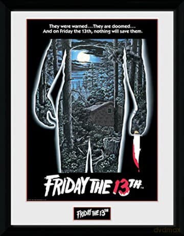FRIDAY THE 13TH - Framed poster Movie 30x40