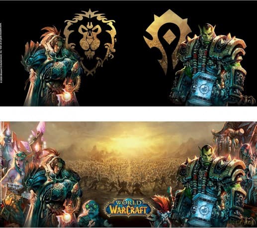 WORLD OF WARCRAFT Azeroth Kubek Termoaktywny kolor 460 ml