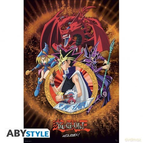YU-GI-OH! - Poster Yugi Slifer and Magician (91.5x61)