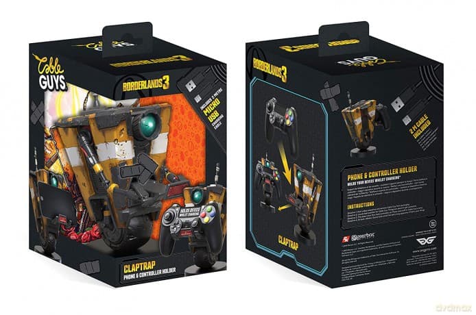 Borderlands 3 Clap Trap phone & controller holder / stojak Borderlands 3 Clap Trap (20 cm/micro USB)
