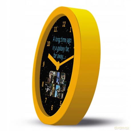 STAR WARS Gwiezdne Wojny (LONG TIME AGO) zegar biurkowy Gwiezdne Wojny (średnica: 12,5 cm)