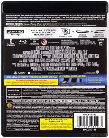 Creed: Narodziny legendy [Blu-Ray 4K]+[Blu-Ray]