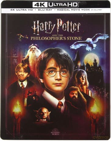 Harry Potter i Kamień Filozoficzny (steelbook) [Blu-Ray 4K]+[2xBlu-Ray]