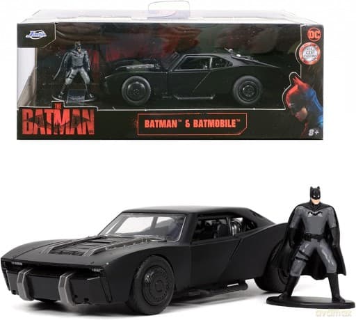The Batman Batmobile With Figure 1:32 In Cdu Hollywood Rides