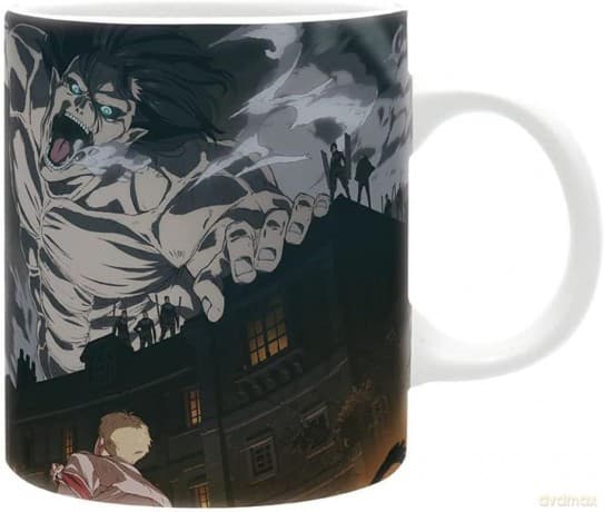 ATTACK ON TITAN - Kubek - 320 ml - S4 key art - subli