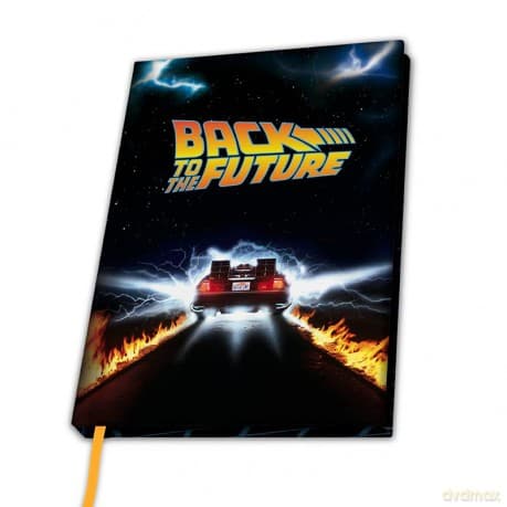 BACK TO THE FUTURE - A5 Notebook DeLorean