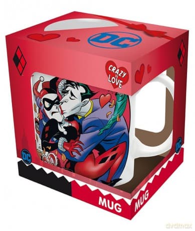 DC COMICS - Kubek 320 ml - Love - JOKER CRAZY IN LOVE chibi - box