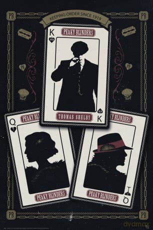 PEAKY BLINDERS - Cards - Plakat (91.5x61)