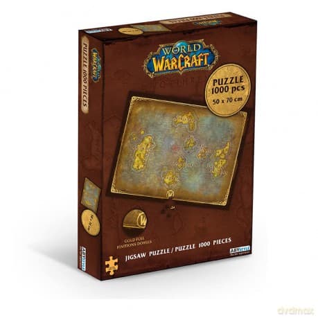 WORLD OF WARCRAFT - Jigsaw puzzle 1000 pieces - Azeroth's map / puzzle World of Warcraft (1000 elementów) - Mapa Azerotha - ABS