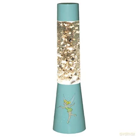 Disney Tinker Bell Plastic Flow Lamp 33 cm / Lampka Disney - Dzwoneczek ledowo-żelowa 33 cm