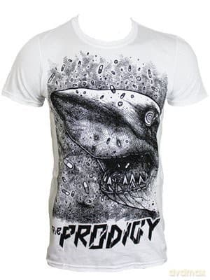 The Prodigy: Shark Attack, White (S), Men's [T-SHIRT]