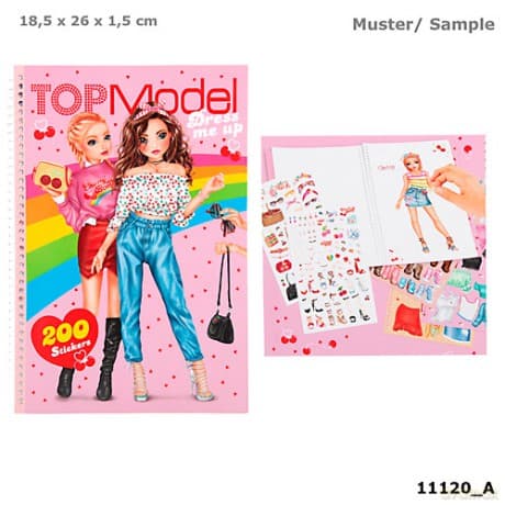 Zestaw Dress Me up Cherry Bomb TopModel 11120A [KSIĄŻKA]