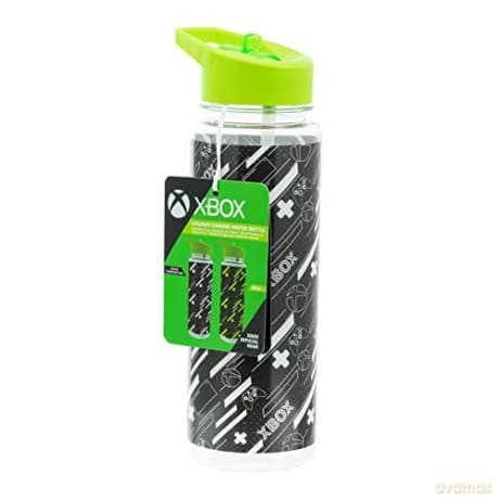 Xbox Colour Change Water Bottle with a straw / butelka termoaktywna Xbox ze słomką