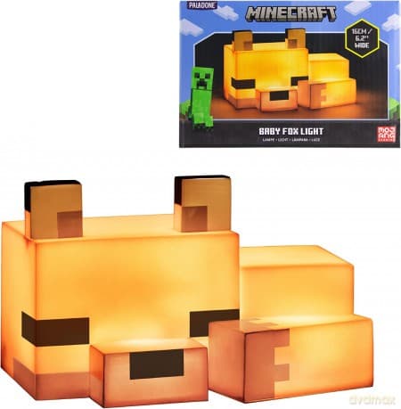 Minecraft Fox Light (high: 16 cm) / lampka Minecraft - lisek (wysokośÄ: 16 cm)