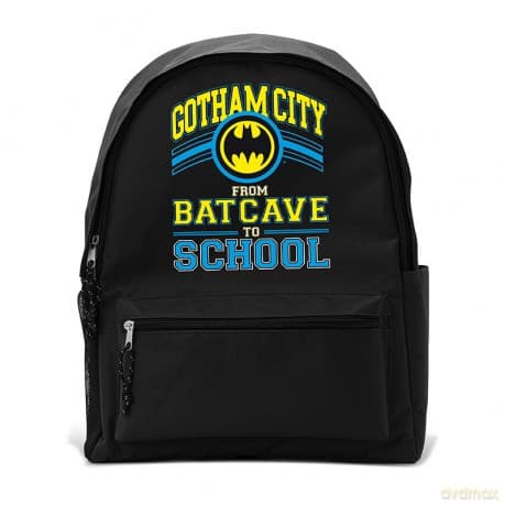 BATMAN - Backpack - BATCAVE TO SCHOOL