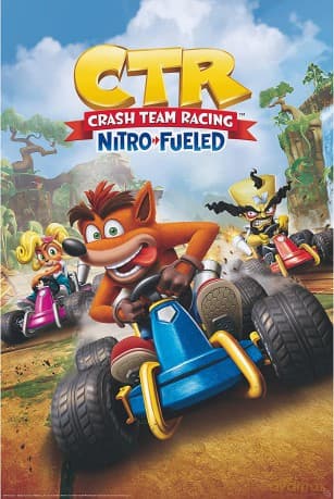 CRASH TEAM RACING - plakat Cover (91.5x61)