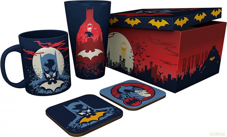 DC Comics - Pck Glass XXL + Kubek + 2 Coasters Glow