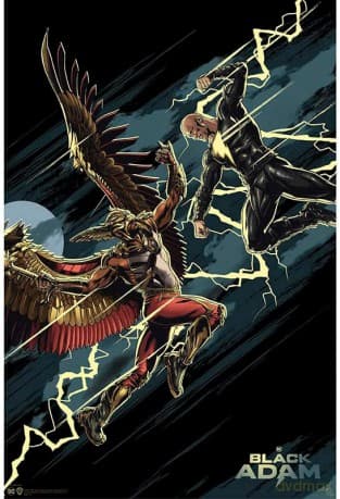 DC Comics - plakat - Black Adam vs Hawkman (91.5x61)