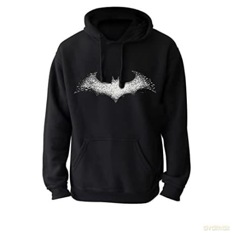 DC Comics - Sweat - Batman Logo man without zip black