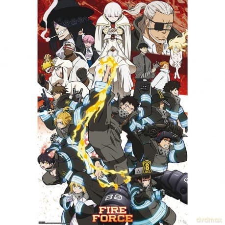 FIRE FORCE - plakat Key art season 2 (91.5x61)