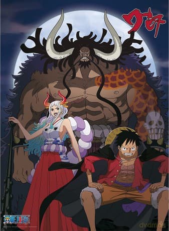 ONE PIECE - plakat Luffy & Yamato vs Kaido (52x38)