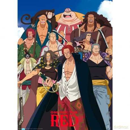 ONE PIECE: RED - plakat Red Hair Pirates (52x38)
