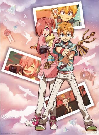 TOILET-BOUND HANAKO-KUN - plakat Kou & Mitsuba (52x38)