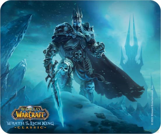 WORLD OF WARCRAFT - elastyczna podkładka pod myszkę - Lich King