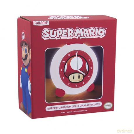 Budzik z podświetlaniem Paladone Super Mario Mushroom