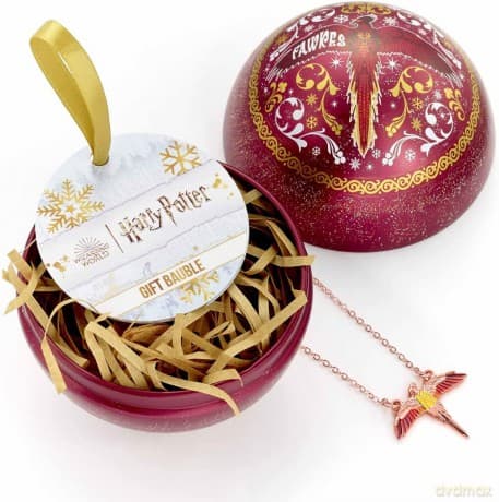 Harry Potter Fawkes Bauble With Fawkes Naszyjnik