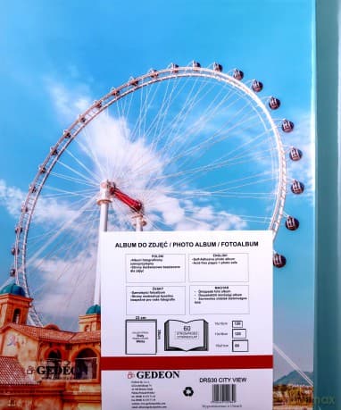 Fotoalbum samoprzylepny 25x29 cm niebieski