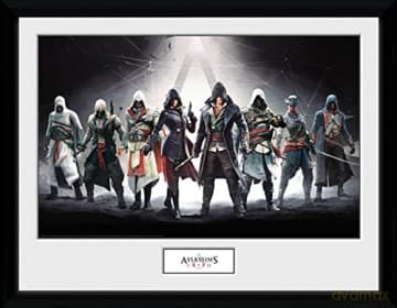 ASSASSINS CREED - Framed print Characters (30x40)