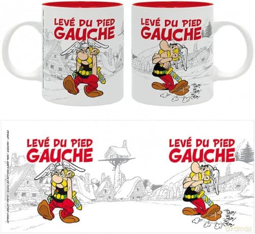 ASTERIX - Kubek 320ml - GET UP ON THE WRONG SIDE OF THE BED