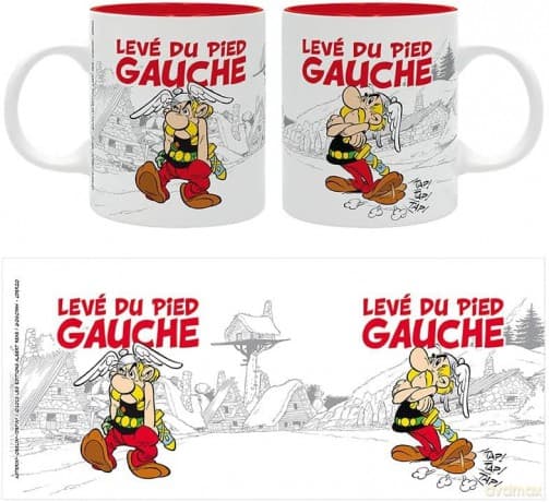 ASTERIX - Kubek 320ml - GET UP ON THE WRONG SIDE OF THE BED