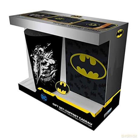 DC COMICS - Pck XXL glass + Pin + Pocket Notebook Batman