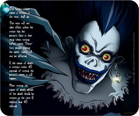 DEATH NOTE - Elastyczna podkładka - Ryuk