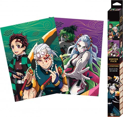 DEMON SLAYER - Set 2 Chibi Plakats -Entertainment District (52x38)
