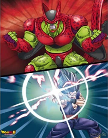DRAGON BALL HERO - Plakat Gohan vs Cell Max (52x38)