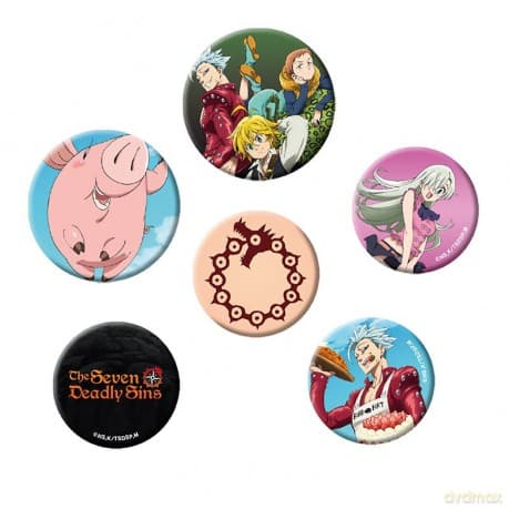 THE SEVEN DEADLY SINS - Przypinka Pack - Mix