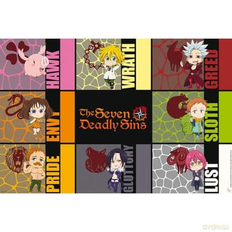 THE SEVEN DEADLY SINS: S3 - Plakat Chibi Sins (91.5x61)