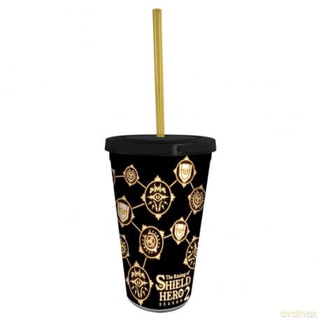 THE SHIELD HERO - Tumbler with straw - 470ml - Symbols